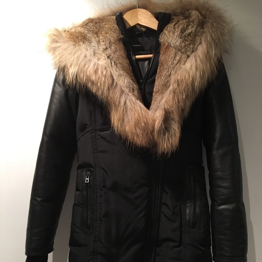 Authentic RUDSAK Women’s Coat - Leather - Like New